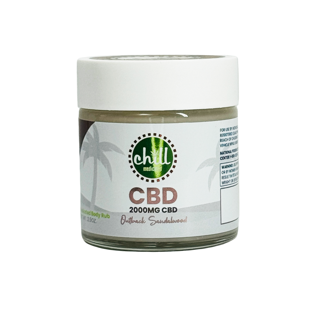 Chill Medicated CBD 2000mg Cream