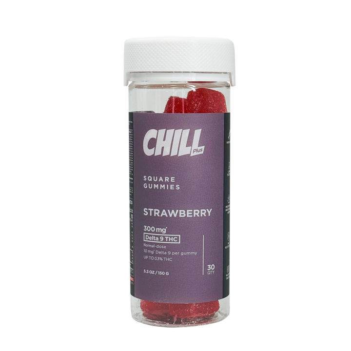 Chill Plus Delta 9 THC 300mg Square Gummies