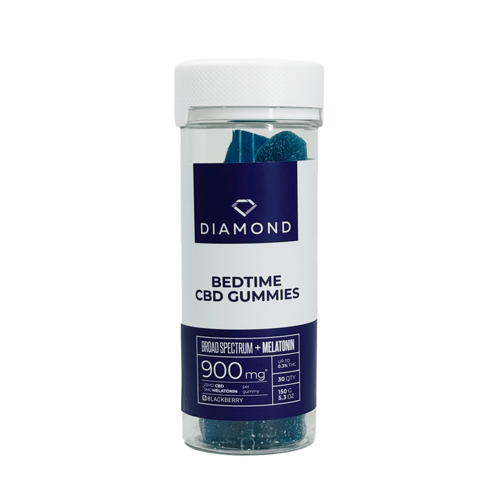 Diamond CBD Broad Spectrum + Melatonin 900mg Bedtime Gummies