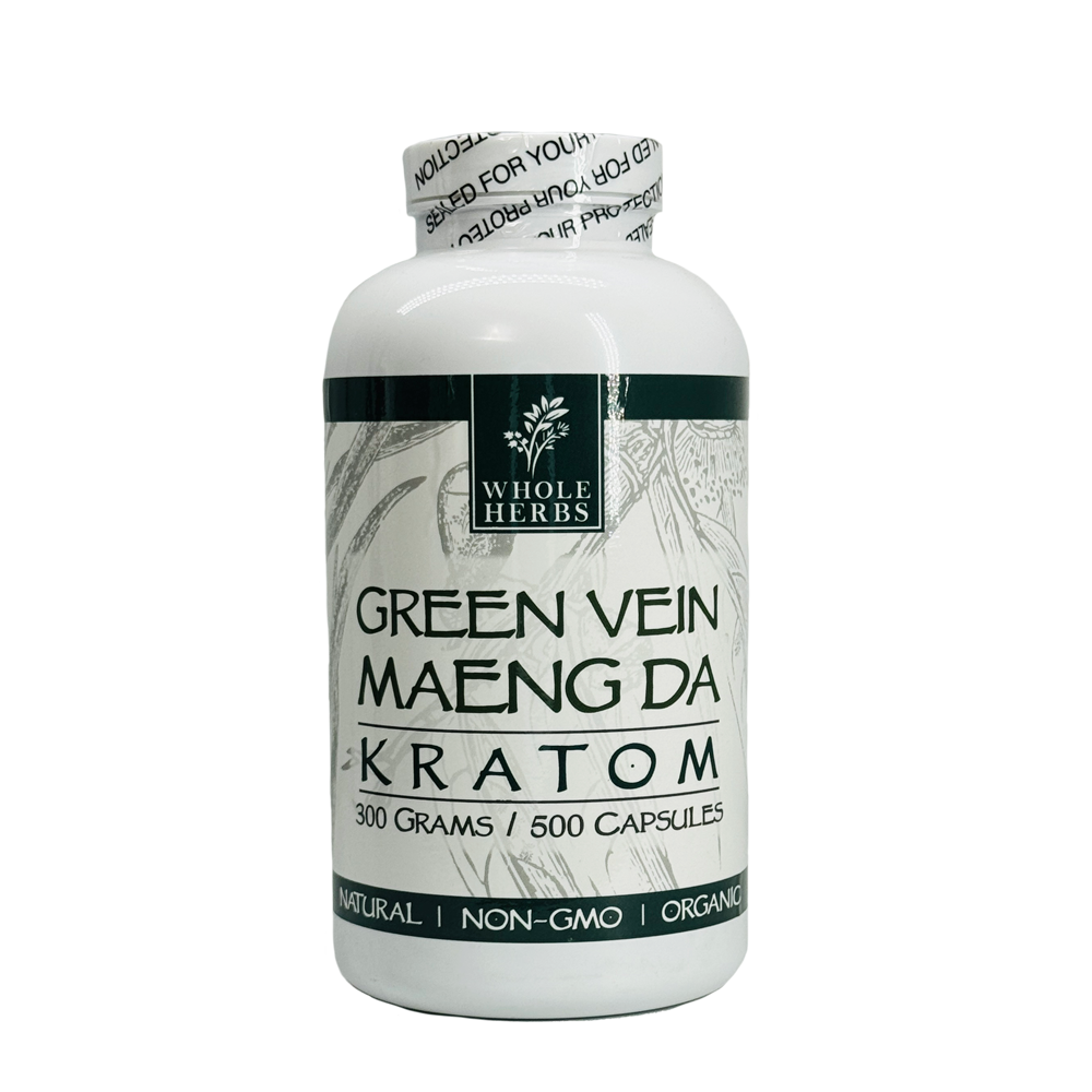 Whole Herb Kratom Green Vein Maeng Da Capsules